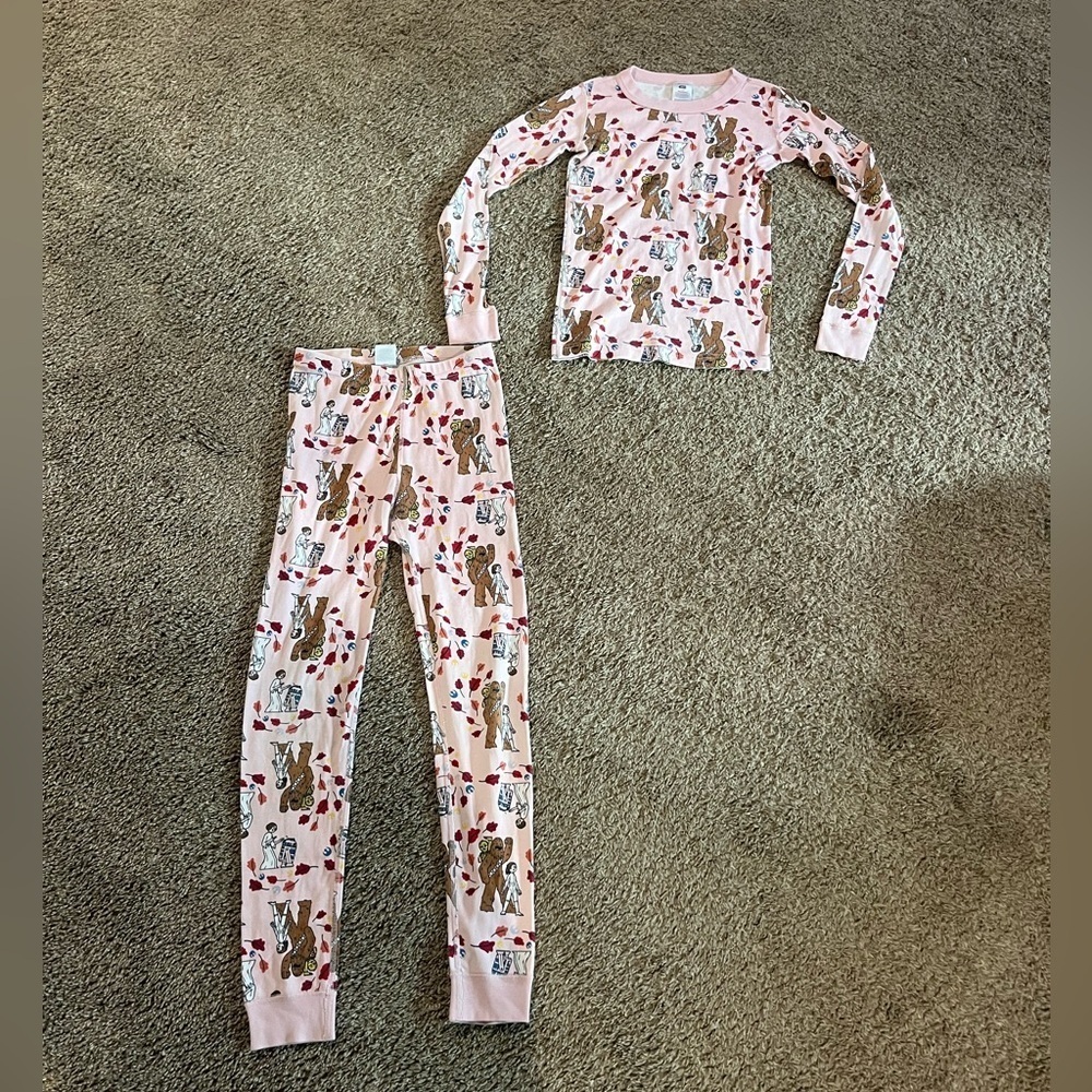 Hanna Andersson Star Wars Pink Character Pajama Set